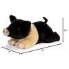 Aurora® Miyoni® Black Hampshire Pig 12" Inch Stuffed Animal Toy - 4 of 4