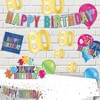 Beistle Foil  Birthday Cutouts, 4.5"-11.5", Choose from several milestone birthday options (12/Pkg) - 2 of 4