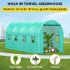 Walking in Tunnel Tent Galvanized Frame Waterproof Greenhouse - 3 of 4