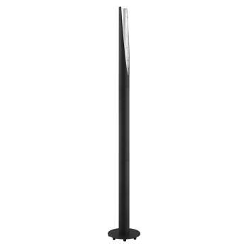 1-Light Barbotto Floor Lamp Matte Black/Silver - EGLO