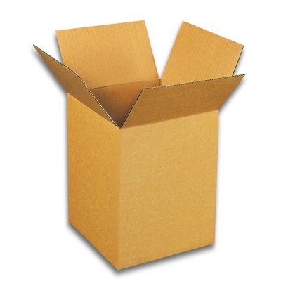 EcoSwift 4 x 4 x 18 Inch Single Wall Rectangular Corrugated Cardboard Shipping Carton Packing Boxes Bundle for Moving, Mailing, or Storage (100 Pack)