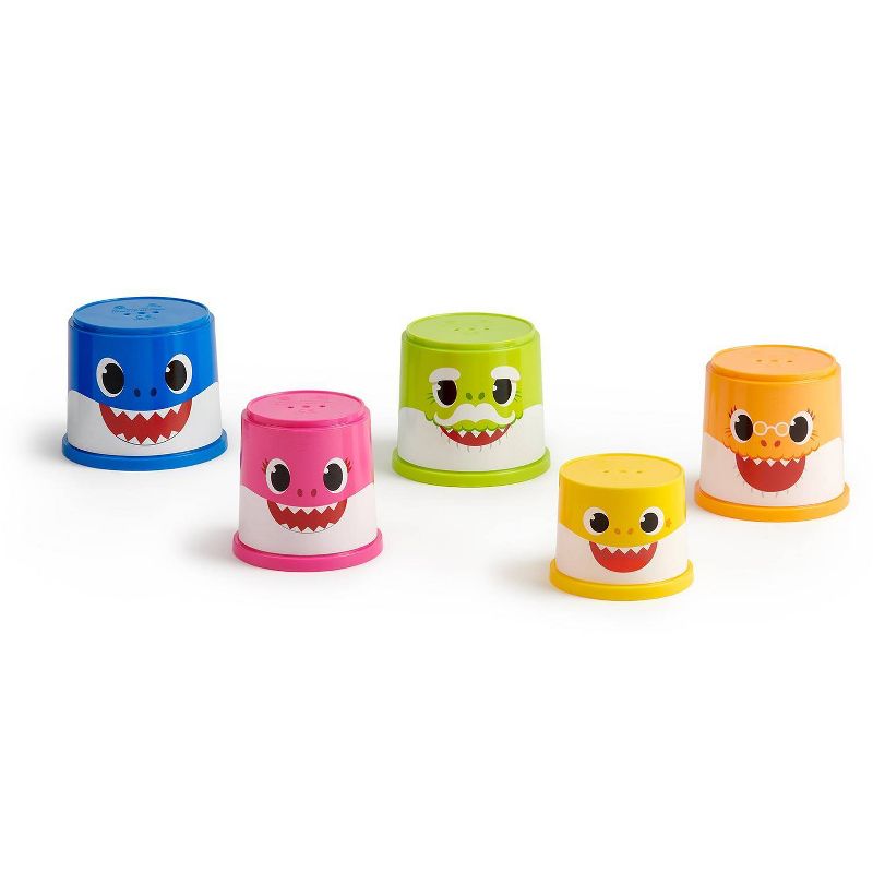 Baby Shark Stack and Play Cups - 5ct, 5 of 9