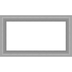Amanti Art Peak Polished Nickel Narrow Framed Dry Erase Magnetic Board - 1 of 4