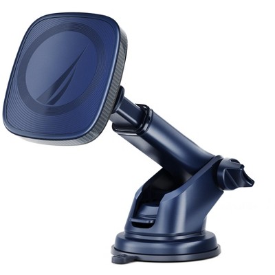 Nautica PH120 Magnetic Phone Holder – 3-in-1 Car Mount for Dashboard, Windshield & Air Vent – Adjustable Distance & Strong Magnetic Grip