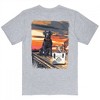 Mens Busch Light Man's Best Friend at The Lake Front and Back Print T-Shirt - 3 of 4