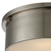 Elk Home Simpson 3 - Light Flush Mount in  Brushed Nickel - 3 of 4