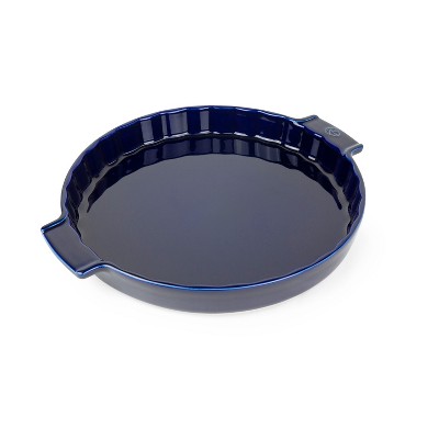 Peugeot Saveurs Appolia Blue Ceramic 2.2 Quart Round Tarte Baking Dish