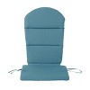 Malibu 3pc Outdoor 2 Seater Acacia Wood Chat Set with Cushions - Dark Teal/White - Christopher Knight Home: Patio Conversation Furniture Set - 3 of 4