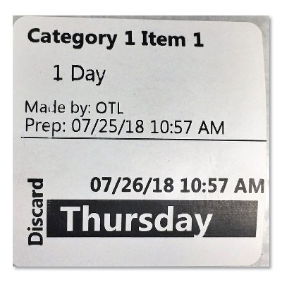 Seiko Labels for Smart Label Printers 2" x 2" Black 500 Labels/Roll SLPFPL