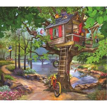 Sunsout River Tree House 300 pc   Jigsaw Puzzle 31968
