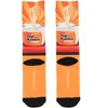 Nissin Top Ramen Men's Socks The Original Noodle Lunch Sublimated Crew Socks Orange - image 2 of 3