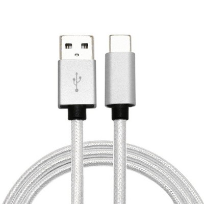 USB Type-C Data Cable 5FT, Silver