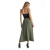Womens Elastic Waist Maxi Skirt  - 24seven Comfort Apparel™ - 3 of 4