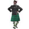 Skeleteen Scottish-Inspired Kilt Costume - Green - 2 of 3