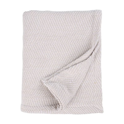 Chenille Herringbone Soft Textured Medium Weight Cotton Blanket by Blue Nile Mills