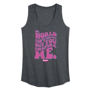 Women's - Barbie - You Inspire Me Graphic Racerback Tank - 1 of 4