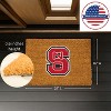 EvergreenNCAANorth Carolina State Wolfpack Logo Natural Coir 28 x 16 Inches Indoor Outdoor Doormat - 2 of 4