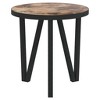 vidaXL Tea Table Black and Yellow 13.8 in. MDF - 3 of 4