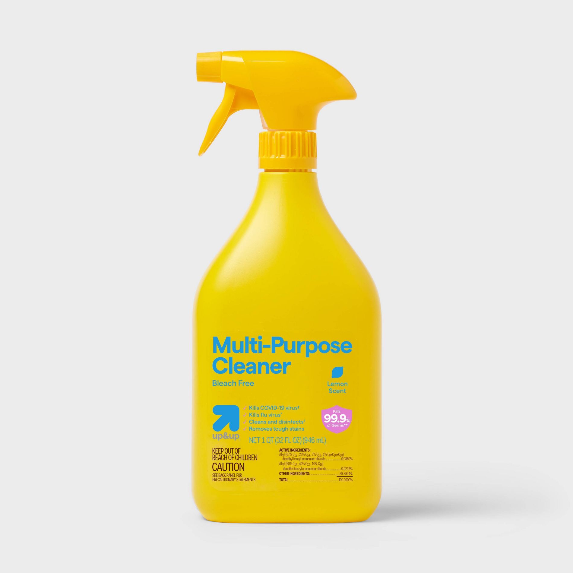 Lemon All Purpose Disinfecting Cleaner without Bleach - 32 fl oz - up&up™