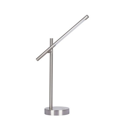 17.75" Desk Lamp Brushed Nickel (Includes LED Light Bulb) - Cresswell Lighting