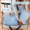 4/6/8 Pack Moving Bags, Comforter and Blanket Storage Bags for Closet, Moving Boxes, Boxes with Lids Alternative - 3 of 4