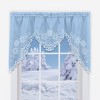 Collections Etc Snowflake Curtains - image 2 of 2