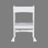 KTMBDW Kids Kitchen Step Stool for Kids with Safety Rail,Solid Wood Construction Toddler Learning Stool, Toddlers Kitchen Stool Tower (White) - 4 of 4