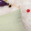 PiccoCasa Woven Striped Lumbar Throw Decors Rectangle Pillow Case 2 Packs - 4 of 4