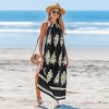 Women's Boho Chic Printed Halter Maxi Dress - Cupshe - 2 of 4