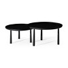 Maven Lane Sonia Rustic Wooden Nesting Coffee Tables - 3 of 4
