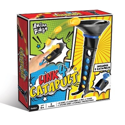 Anker Play Link 4 Catapult Game | Includes 2 Catapults | 2 Players