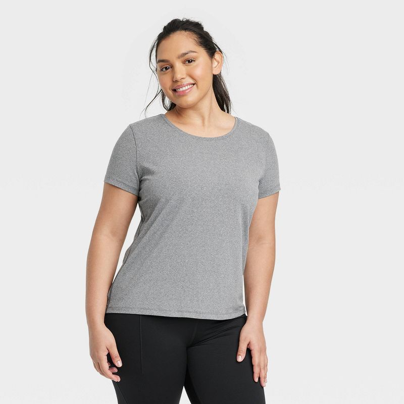 Women's Essential Crewneck Short Sleeve T-Shirt - All In Motion™, 4 of 11