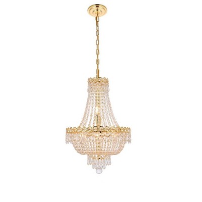 Chrome Mini Crystal Chandelier with Royal Cut Trim