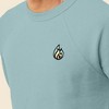 Dalix Fire (Glow In The Dark) Embroidered Fleece Sweatshirt Pullover Mens - 4 of 4