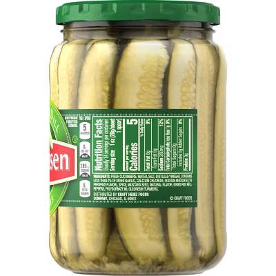 Claussen Dill Pickle Spears - 24 fl oz