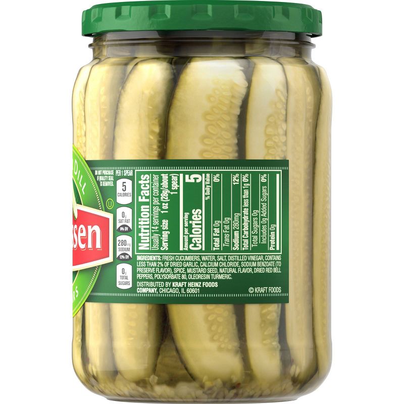 Claussen Dill Pickle Spears - 24 fl oz, 3 of 12