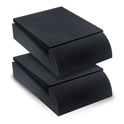 Liquid Stands Studio Monitor Sound Isolation Pads for Speakers 3"-4.5" High-Density Speaker Foam Pads Angled Speaker Riser - Speaker Isolation Pad