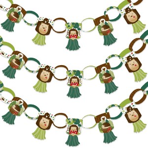 Big Dot of Happiness Forest Hedgehogs - 90  Links & 30 Paper Tassels Decoration Kit - Woodland Birthday Party or Baby Shower Paper Chains Garland 21' - 1 of 4