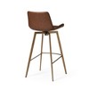 Maven Lane Victor Bar Stool with Faux Leather 30" - 3 of 4