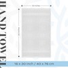 White Classic Luxury 100% Cotton Hand Towels Set of 6 - 16x30" - 3 of 4