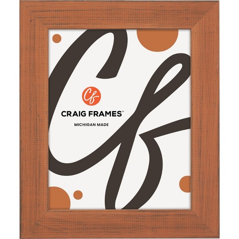 Jasper Bourbon Orange Weathered Picture Frame - image 1 of 4