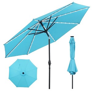 Ainfox 10ft Patio Umbrella With Led Light Bar - 1 of 4