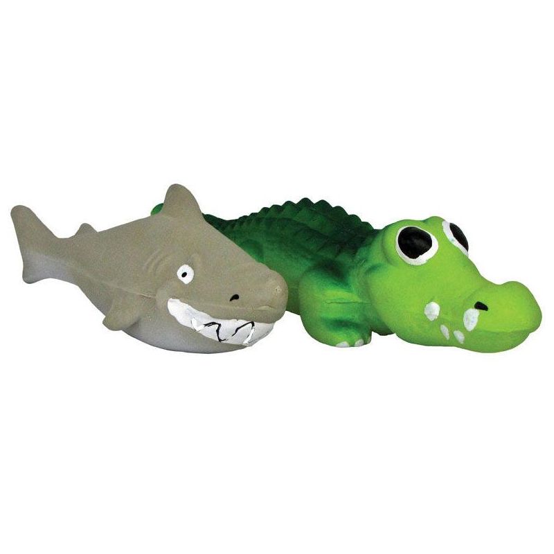 Boss Pet Digger's Assorted Latex Sea Monster Squeaky Dog Toy Large 1 pk, 1 of 3