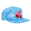 Kirby Cloud Pattern Blue Youth Snapback Cap - 2 of 4