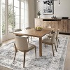 Acekool 8x10 Washable Vintage Area Rug, Non-Slip Oriental Medallion Floral Carpet, Non-Shedding Traditional Rug for Living Room, Bedroom - 3 of 4