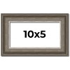 PosterPalooza | Panoramic Weathered Black Picture Frame - UV Acrylic, Foam Board Backing, Hanging Hardware - 2 of 4
