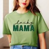 Simply Sage Market Women's Lucky Buffalo Plaid Short Sleeve Graphic Tee - 2 of 4