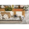 Itopfox Black Gold Sphere Decor 3D Metal Starburst Table Shelf Accent Geometric Decorative Object 4.3 in Piece Home Sculpture - 3 of 4