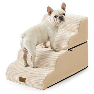Cozy Kiss Modular Foam Pet Stairs, Portable Dog Steps for Couch and Bed with Removable Design - 1 of 4