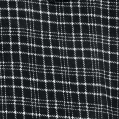 black plaid
